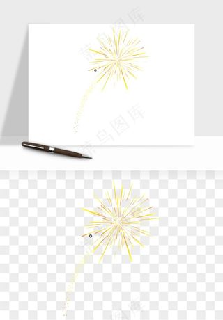 卡通烟花烟火礼花png免抠