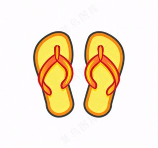 夏日海洋海滩元素卡通插画免抠