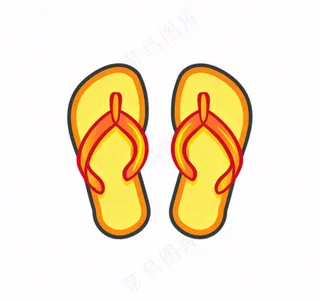 夏日海洋海滩元素卡通插画免抠