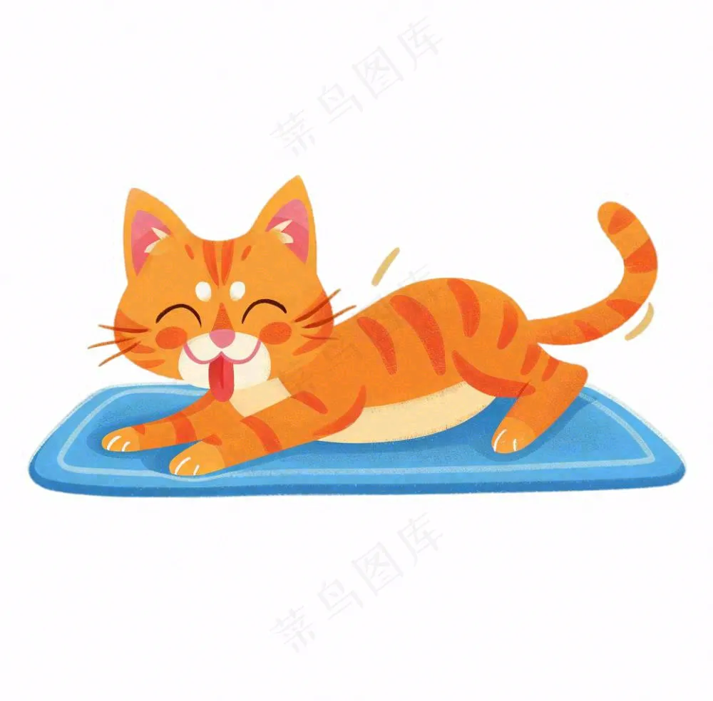 小猫猫咪宠物动物卡通插画免抠