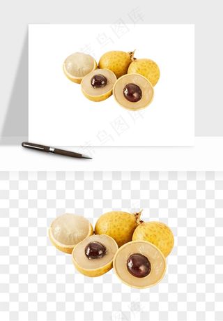 龙眼桂圆水果png免抠