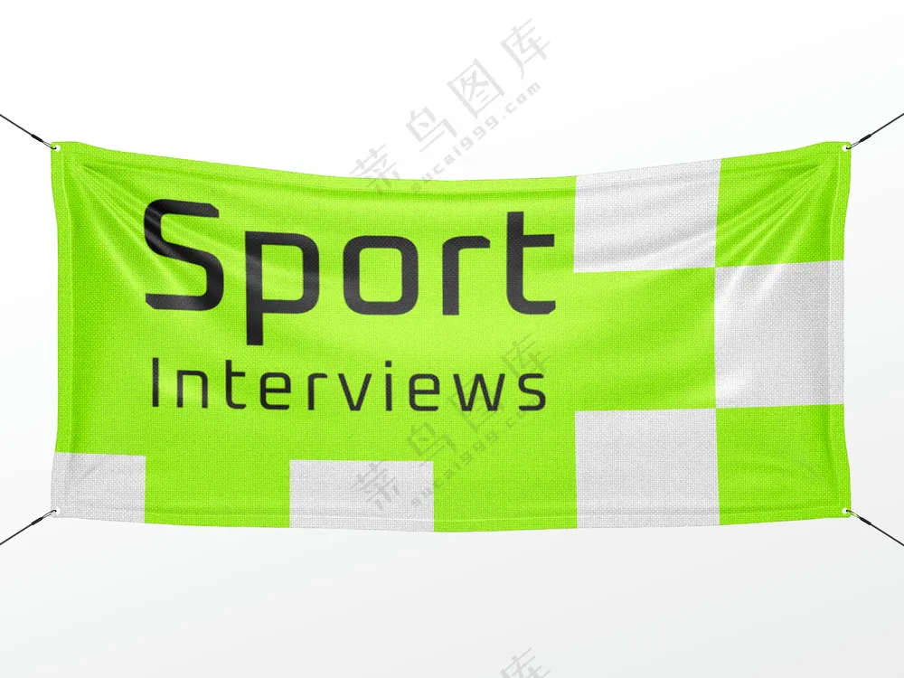 户外横幅海报条幅广告旗帜样机22