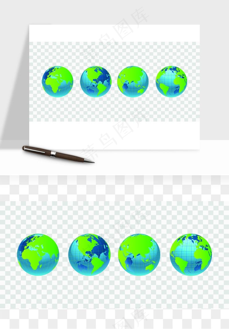 科技地球点线矢量png免抠
