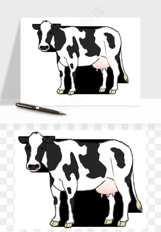 奶牛矢量