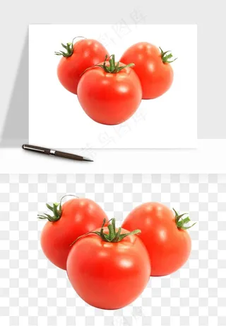 西红柿番茄圣女果png免抠