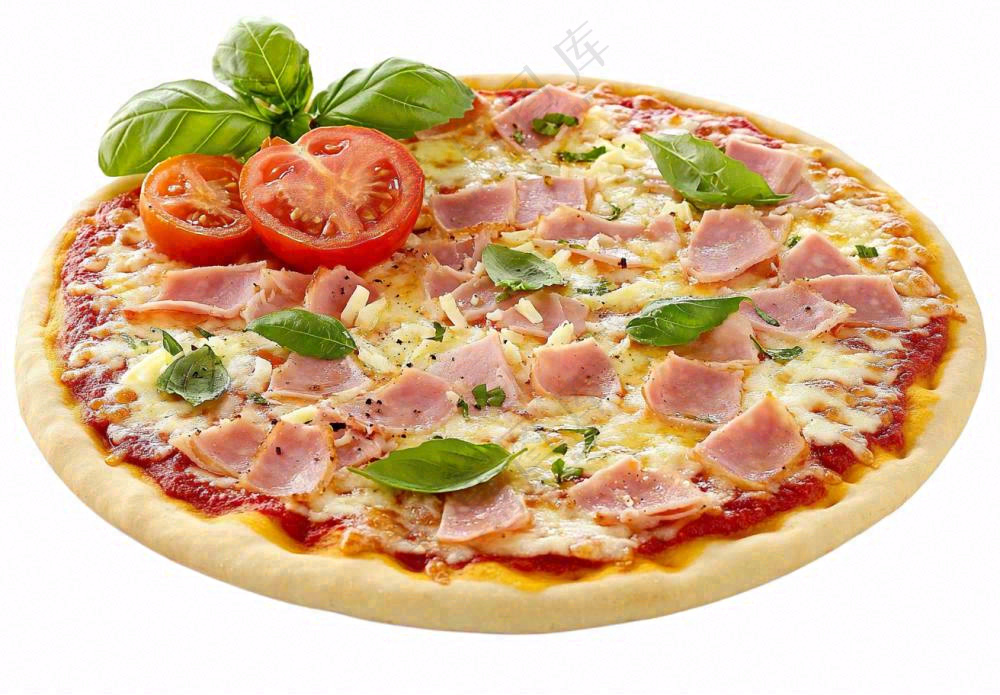 美味的披萨美食摄影图免抠