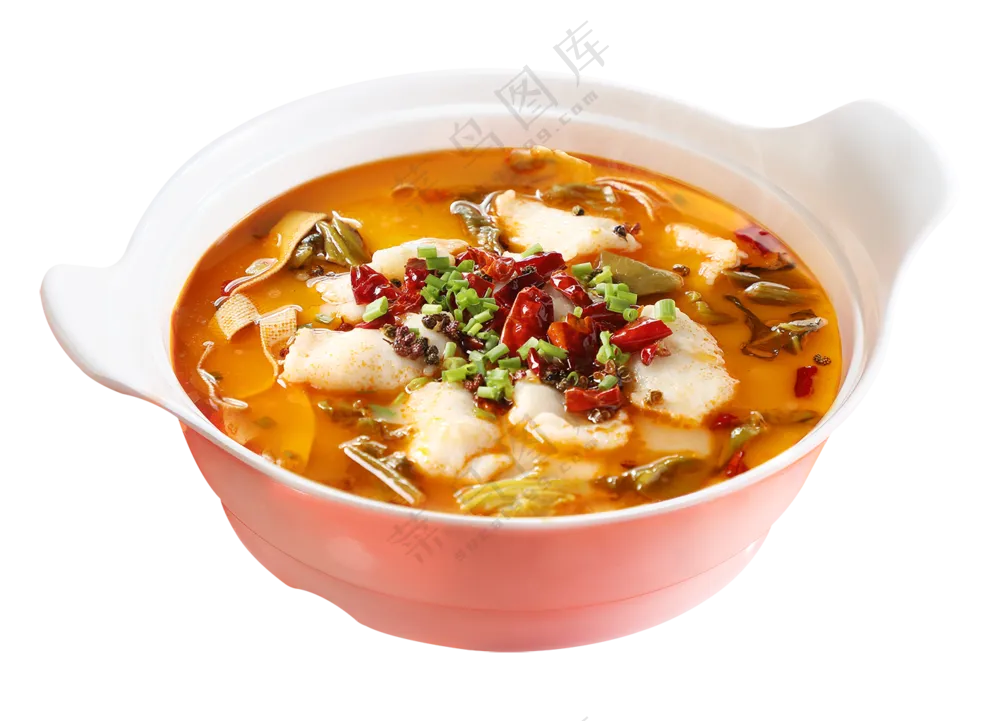 金汤酸菜鱼美食素材