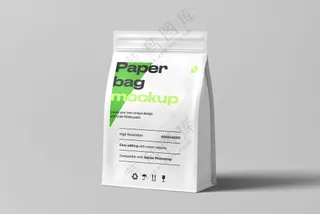 八边封塑料袋包装袋印刷效果图贴图样机食品自立袋样机-2