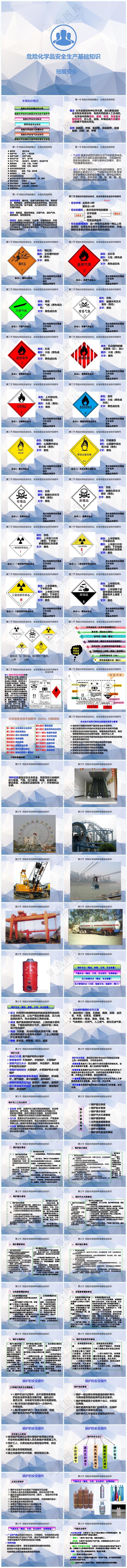 蓝色职场风危化品基础知识_特全