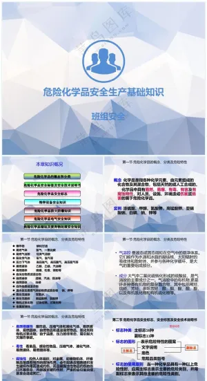 蓝色职场风危化品基础知识_特全预览图
