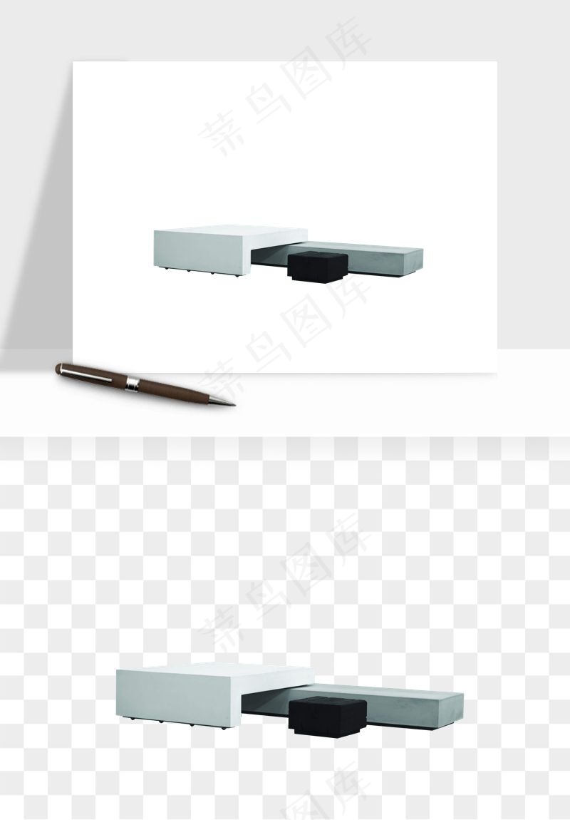 现代沙发家具png免抠