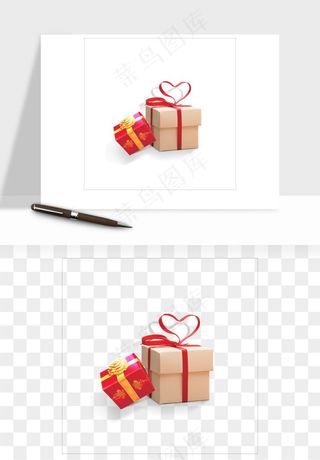 礼盒礼物png免抠