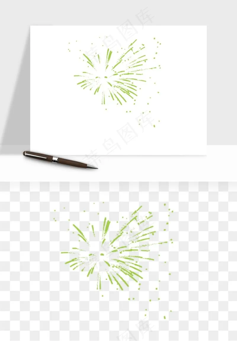 卡通烟花烟火礼花png免抠