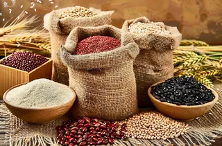 世界粮食日谷物米饭稻谷小麦摄影图