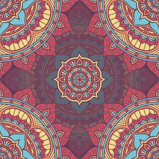 复古花纹背景图