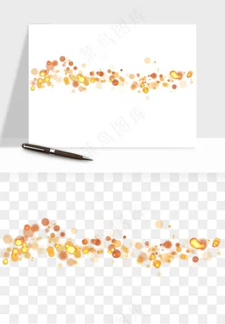 彩色光斑梦幻光点png免抠