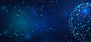 数码科技线光几何背景