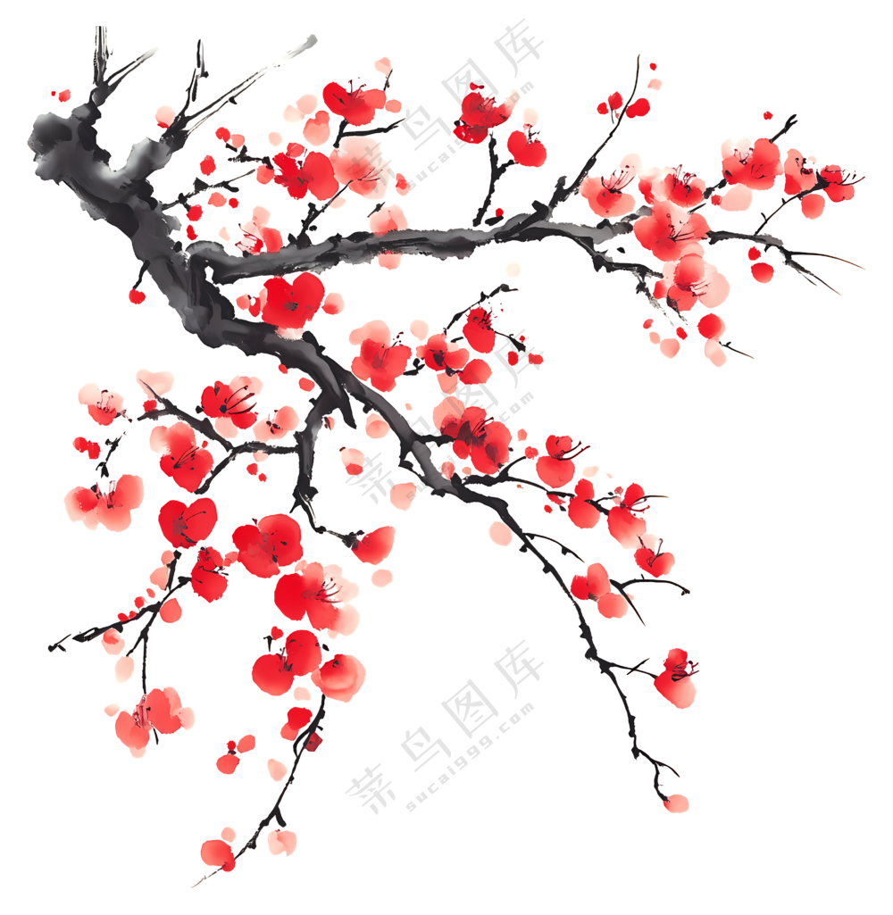 梅花免抠元素
