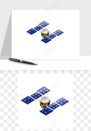 手绘卫星导航矢量png免抠图