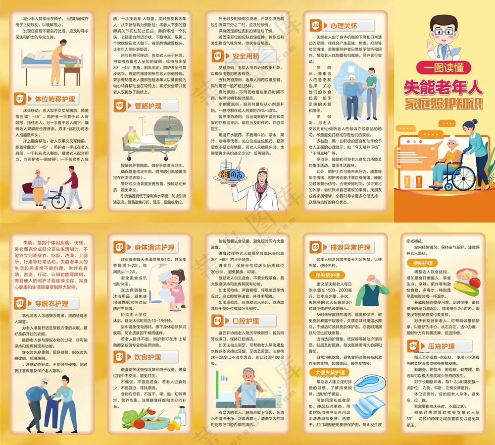 照护失能老年人有哪些实用技巧