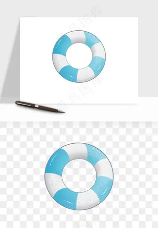 游泳圈png免抠
