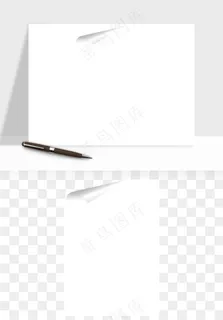 白纸卷边角翻页效果png免抠 白纸卷边角翻页效果png免抠