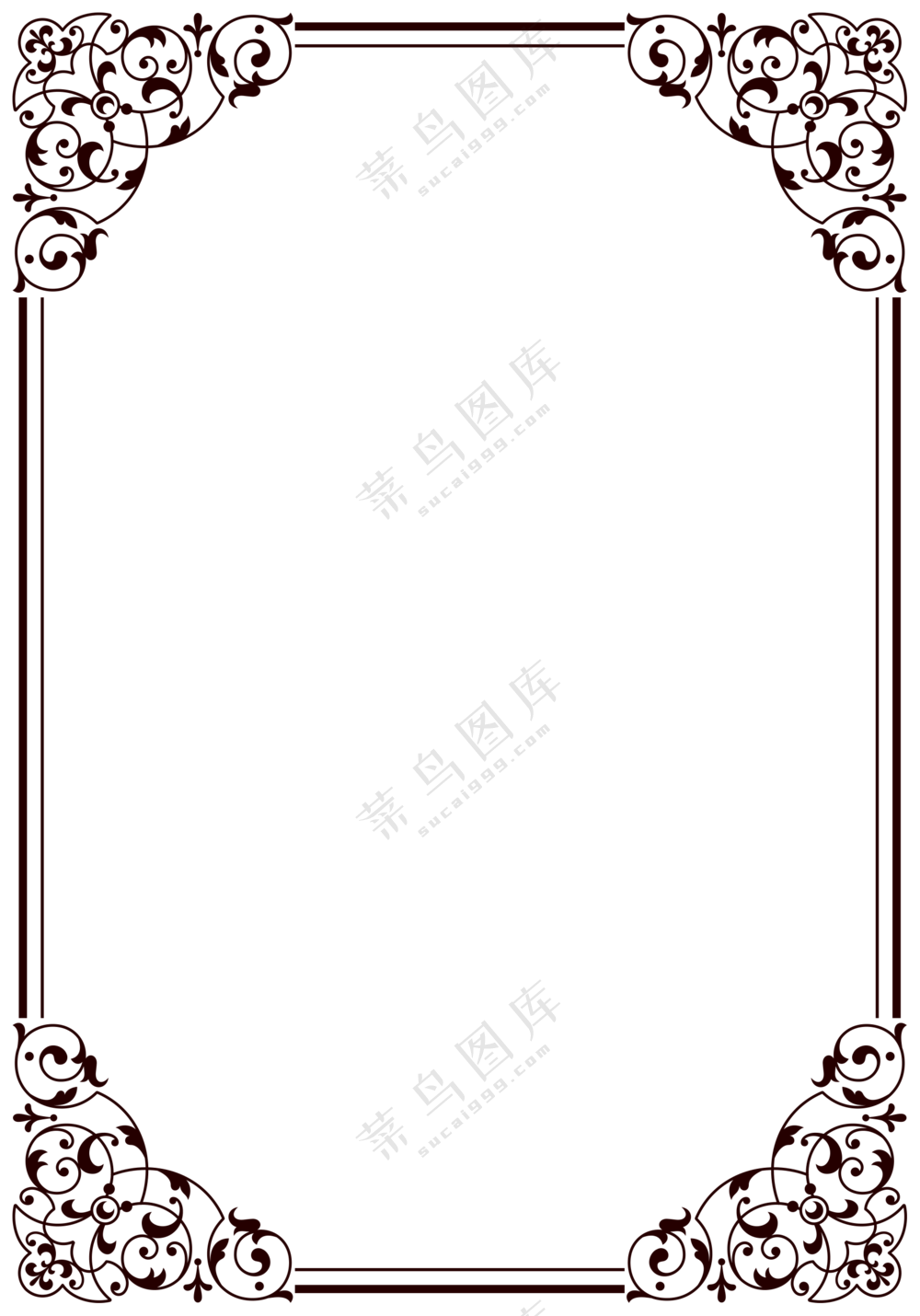 欧式花纹边框 (8)