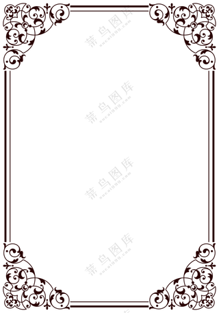 欧式花纹边框 (8)