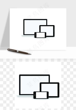 电脑科技产品png免抠