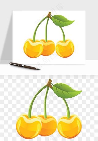 樱桃车厘子水果png免抠