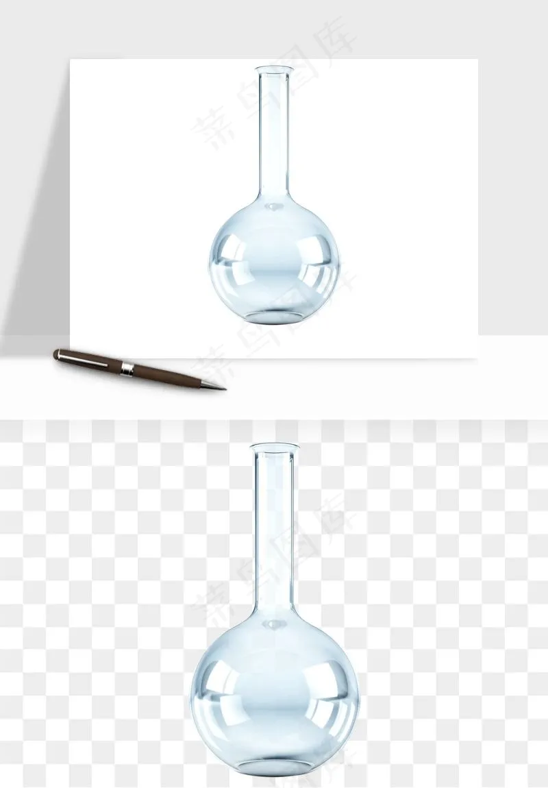 卡通化学实验设备器材png免抠图