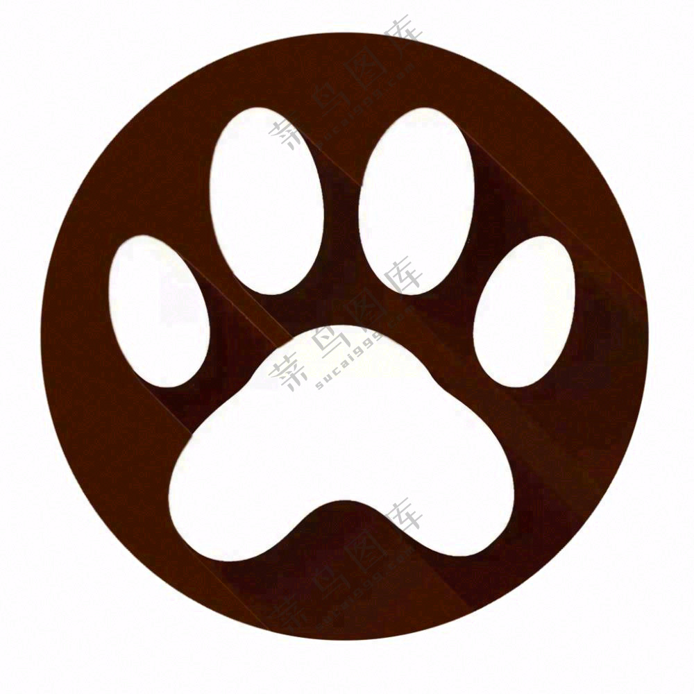 宠物脚印猫狗免抠