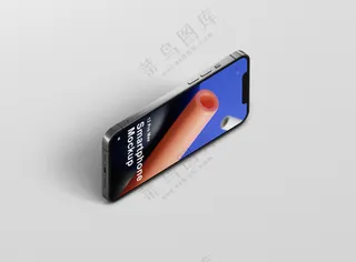 11多角度iphone12苹果手机样机多媒体UI界面APP作品展示模板