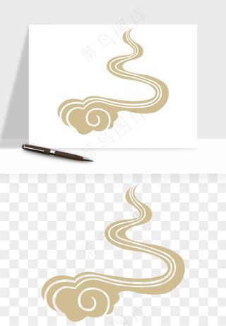 国潮祥云矢量png免抠