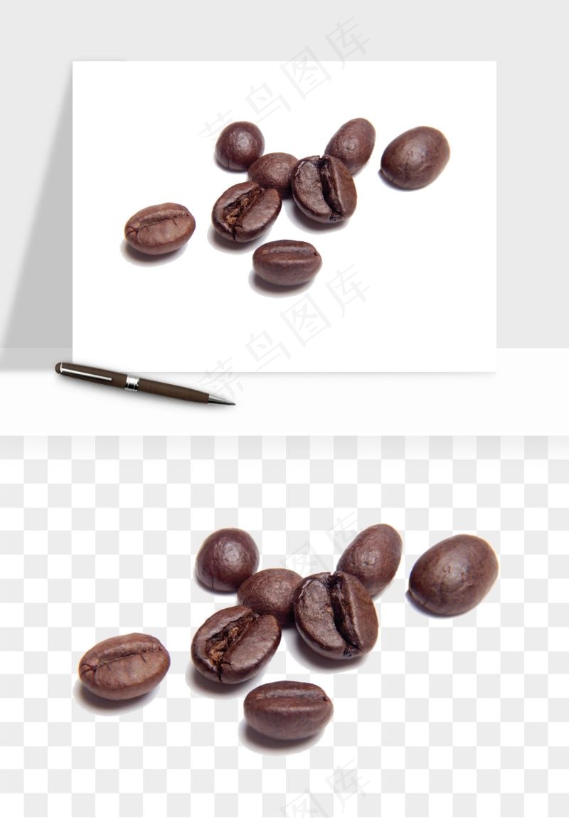 咖啡豆png免抠