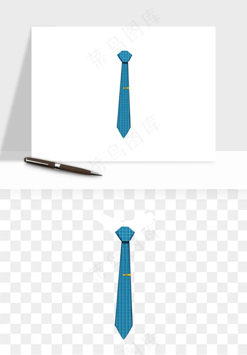 卡通领带png免抠