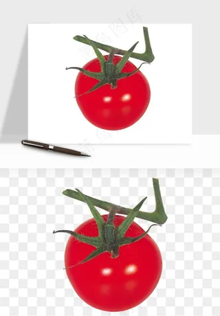 西红柿番茄圣女果png免抠