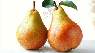 新鲜水果梨子摄影图