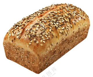 新烤的全粒面包