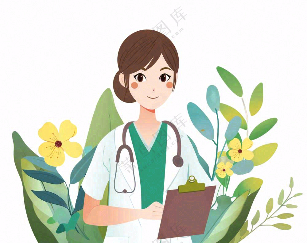 医生护士卡通人物免抠