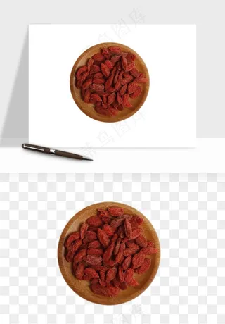 枸杞养生中药png免抠