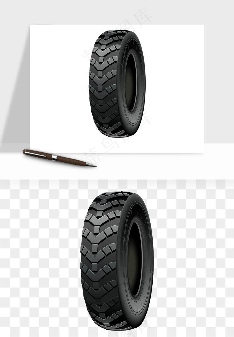 轮胎汽车零件png免抠