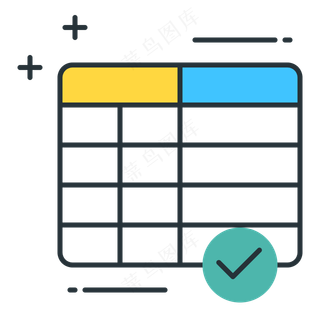 日程表 定制计划 商务线性图标
