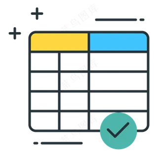 日程表 定制计划 商务线性图标