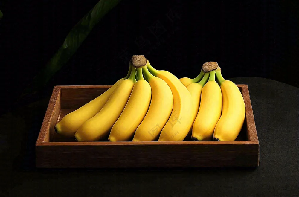 香蕉成熟水果摄影图