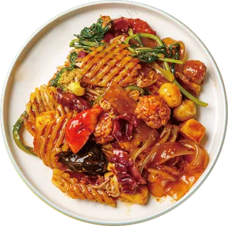 麻辣拌美食素材