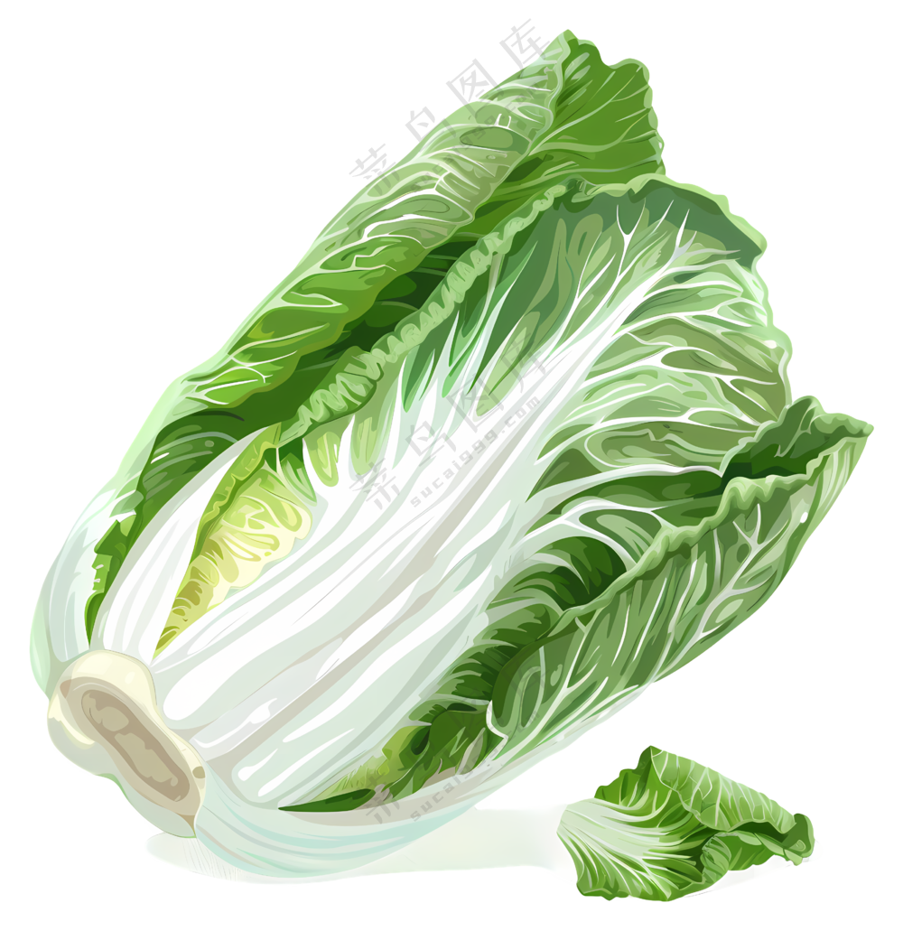 新鲜绿色大白菜