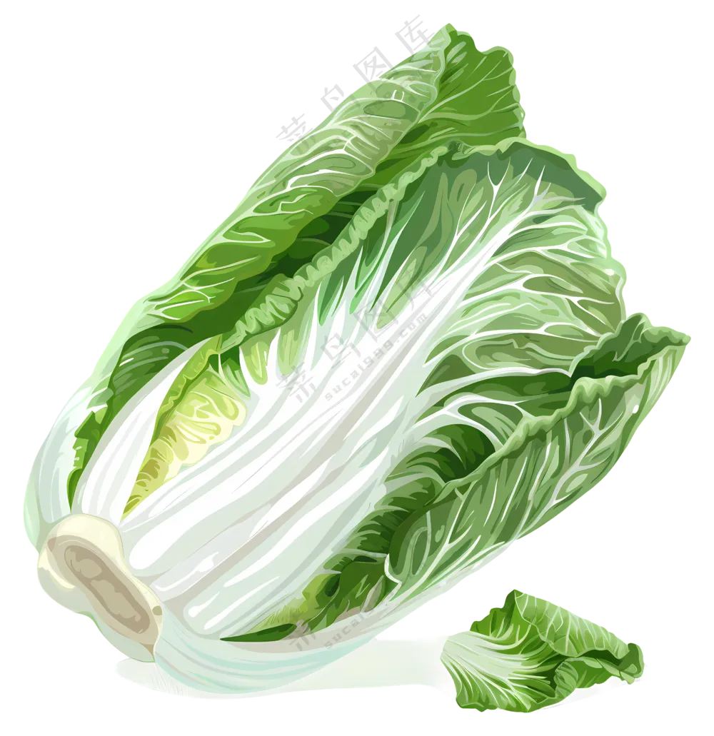 新鲜绿色大白菜