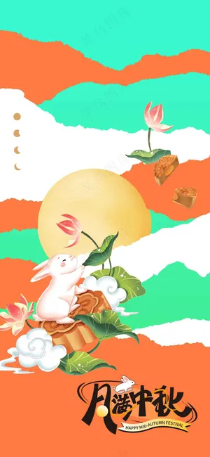 中秋节节日活动宣传海报