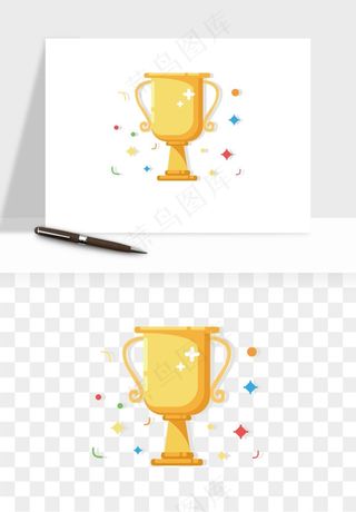 荣誉奖杯冠军金奖png免抠